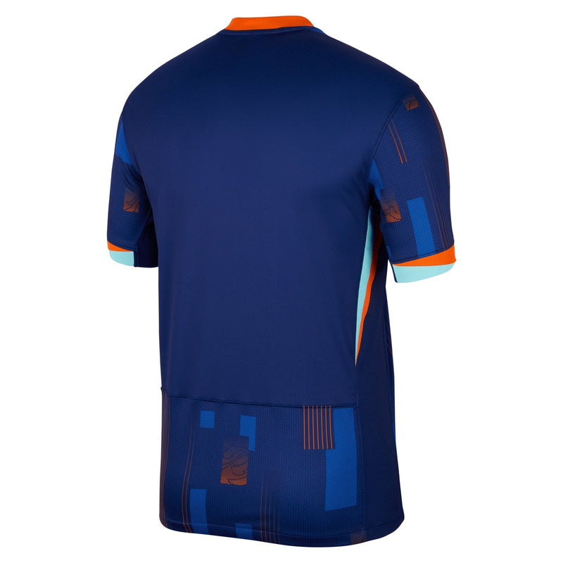 Netherlands National Team Nike 2024 Away Blank Jersey - Blue