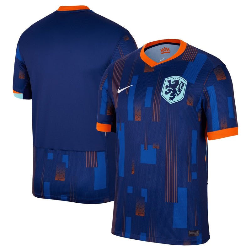 Netherlands National Team Nike 2024 Away Blank Jersey - Blue