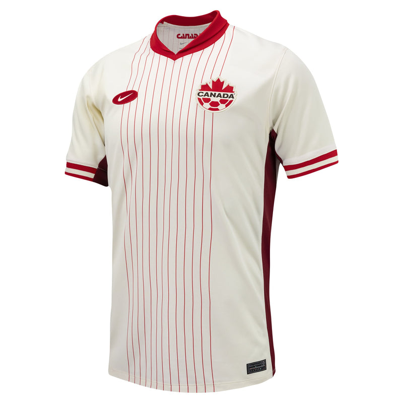 Canada Soccer Nike Men's 2024 Away Jersey - Cream