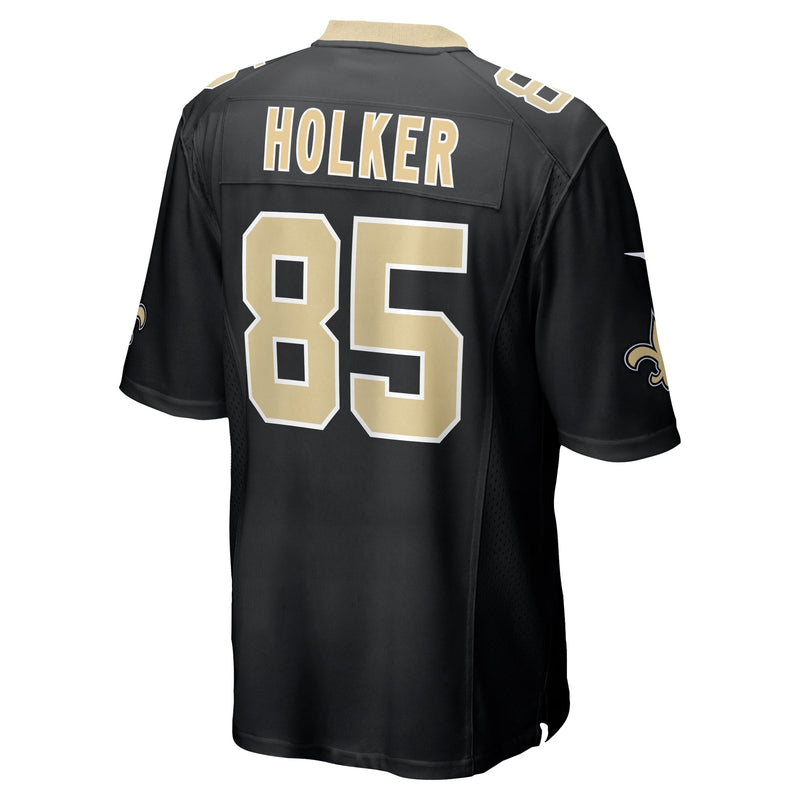 Dallin Holker New Orleans Saints Nike Game Jersey - Black