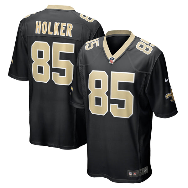 Dallin Holker New Orleans Saints Nike Game Jersey - Black