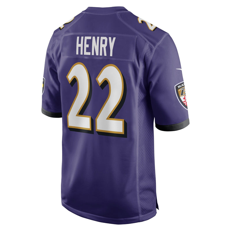 Derrick Henry Baltimore Ravens Nike Game Player Jersey - Purple