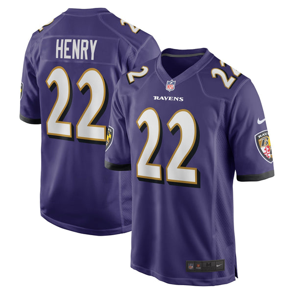 Derrick Henry Baltimore Ravens Nike Game Player Jersey - Purple