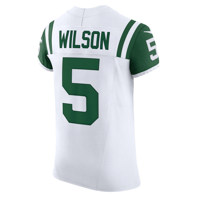 Garrett Wilson New York Jets Nike Classic Alternate Vapor F.U.S.E. Elite Jersey - White