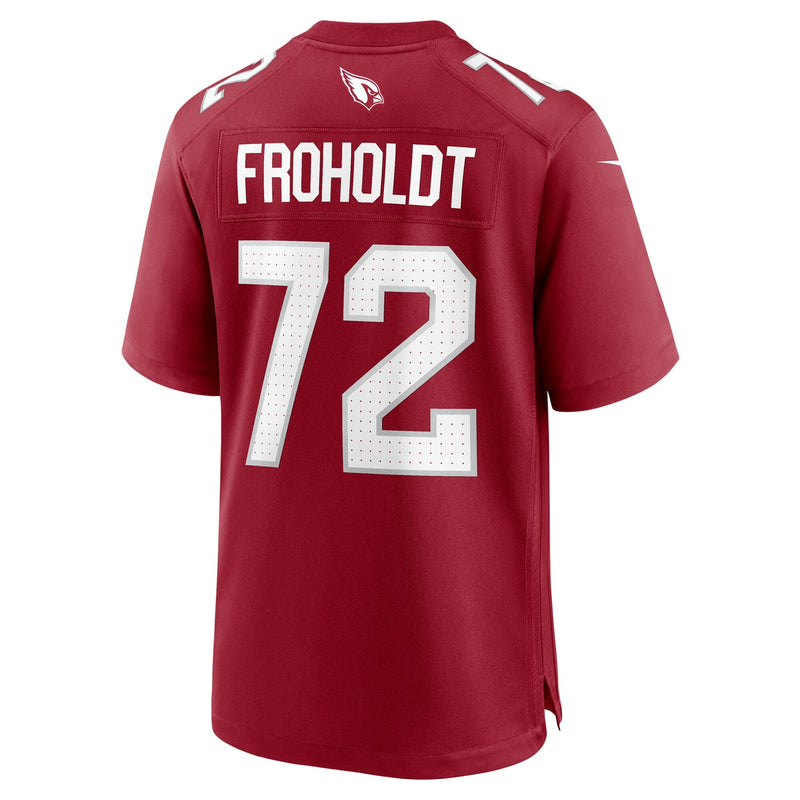 Hjalte Froholdt Arizona Cardinals Nike Team Game Jersey - Cardinal