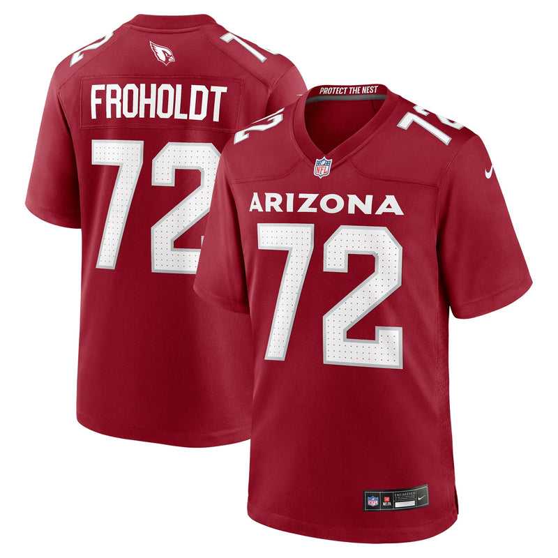 Hjalte Froholdt Arizona Cardinals Nike Team Game Jersey - Cardinal