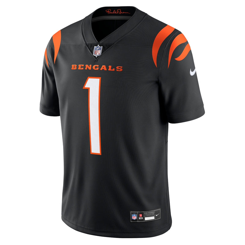 Nike Ja'Marr Chase Men's Black Cincinnati Bengals Vapor Untouchable Limited Jersey