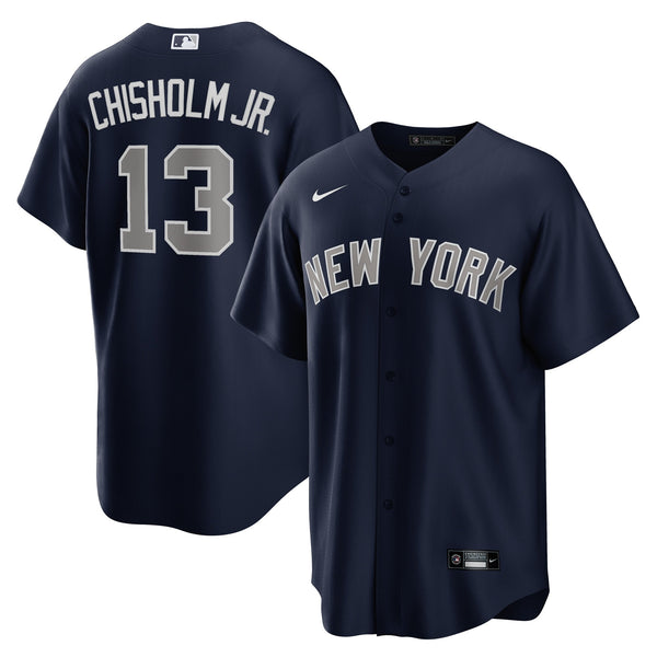 Jazz Chisholm Jr. New York Yankees Nike Alternate, 1st Player Jersey - Navy