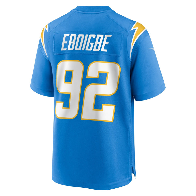 Justin Eboigbe Los Angeles Chargers Nike Team Game Jersey - Powder Blue