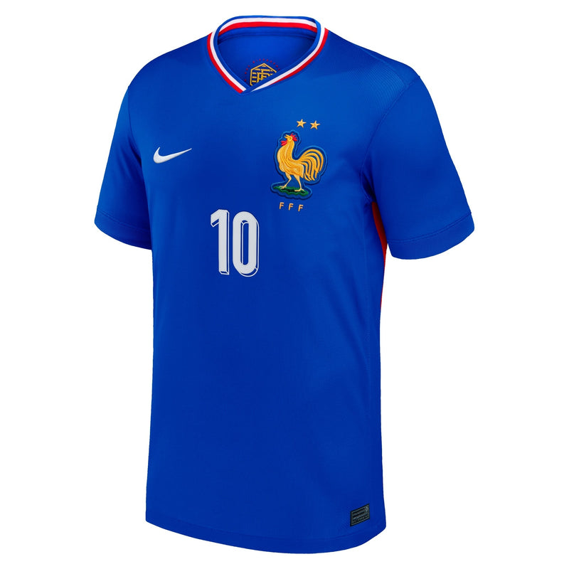 Kylian Mbappe France National Team Nike 2024 Home Jersey - Blue