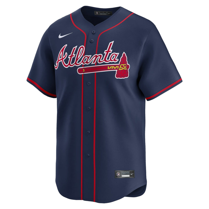 Atlanta Braves Nike Alternate Limited Jersey – Navy