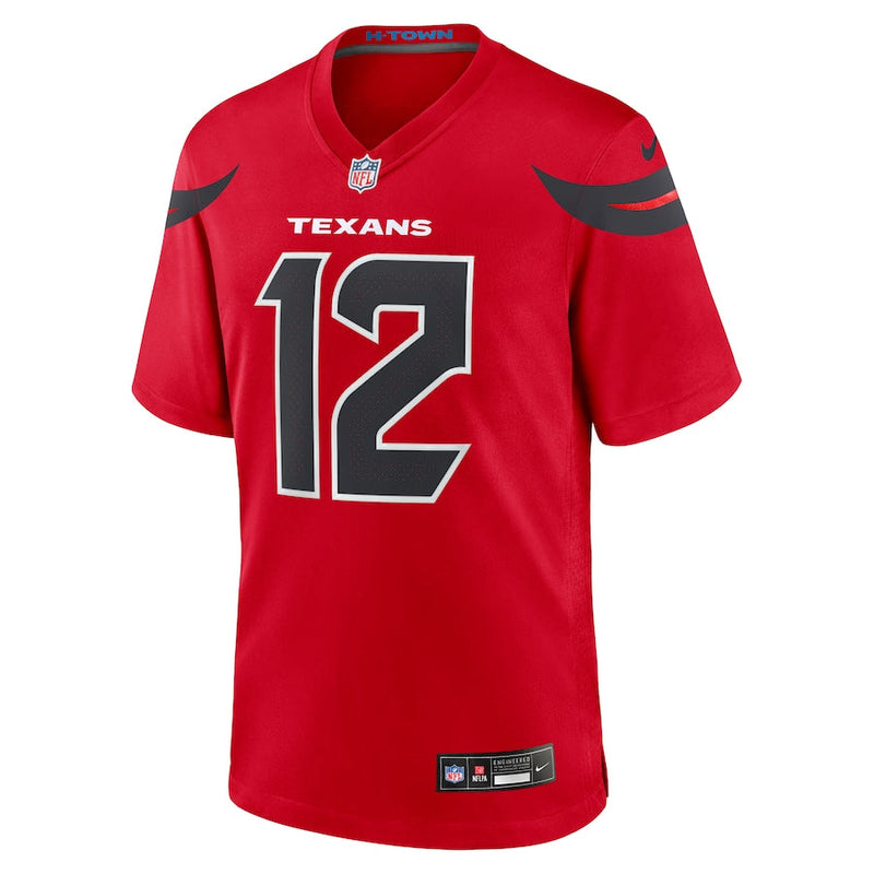 Nico Collins Houston Texans Nike Alternate Game Jersey - Red