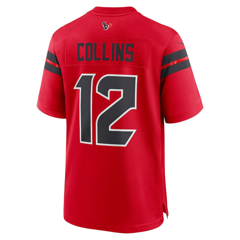 Nico Collins Houston Texans Nike Alternate Game Jersey - Red