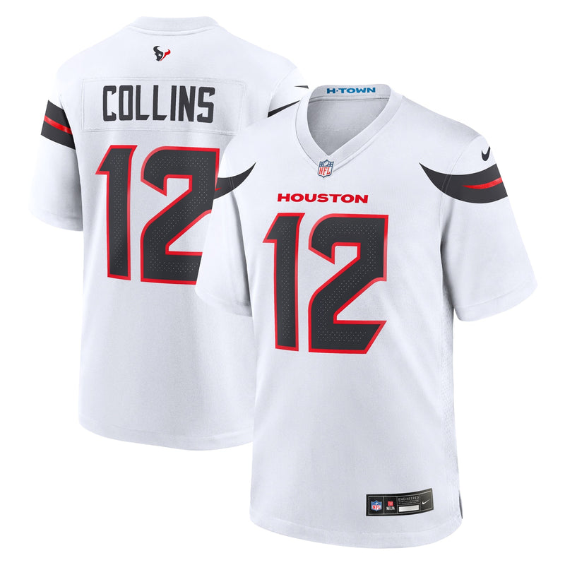 Nico Collins Houston Texans Nike Game Jersey - White