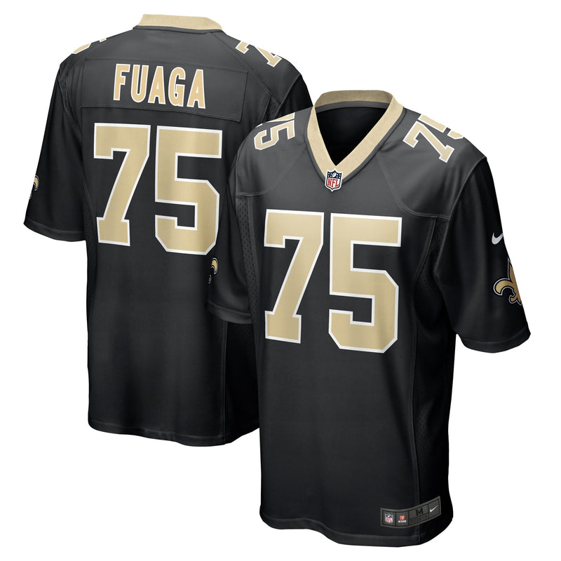 Taliese Fuaga New Orleans Saints Nike Game Jersey - Black