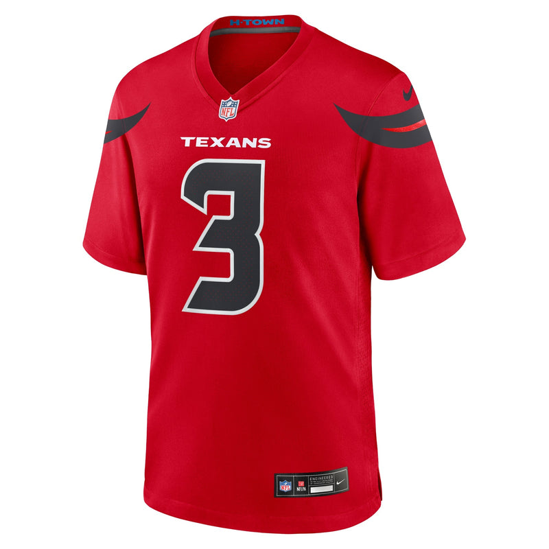 Tank Dell Houston Texans Nike Alternate Game Jersey - Red