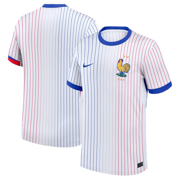 France National Team Nike 2024 Away Blank Jersey - White