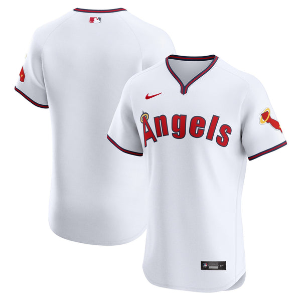 Los Angeles Angels Nike Alternate Vapor Premier Elite Patch Jersey - White