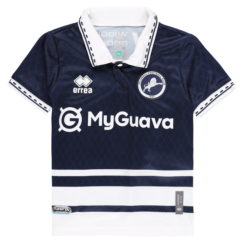 Millwall Errea Home Baby Kit 2024-25