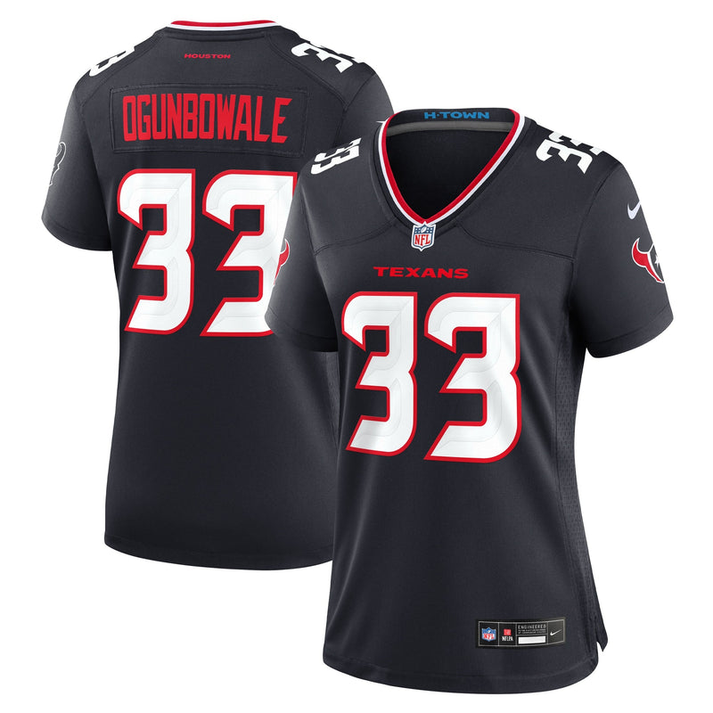 Dare Ogunbowale Houston Texans Nike Women's Team Game Jersey - Navy