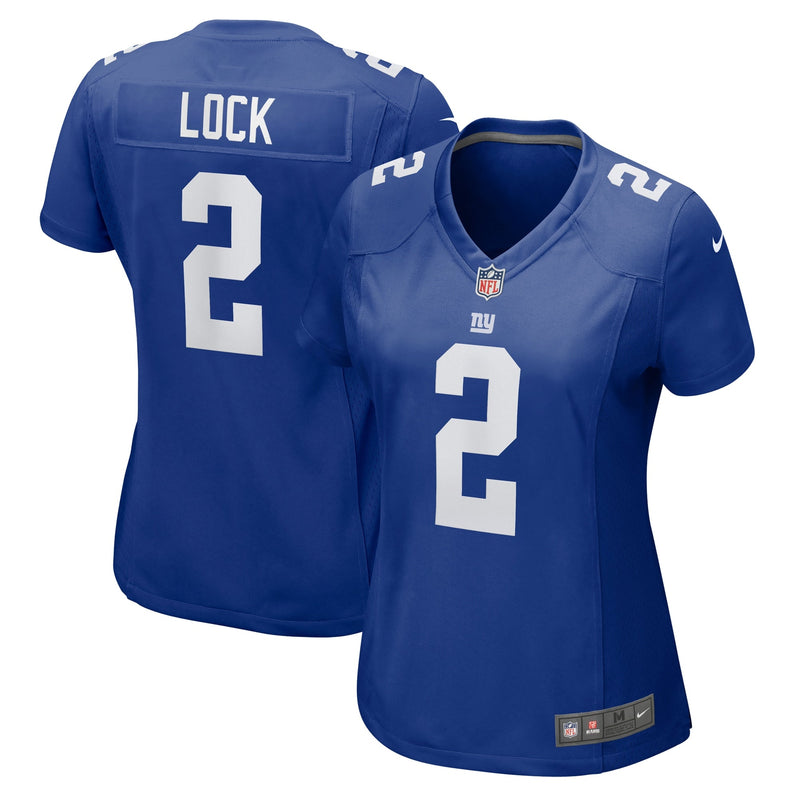 Drew Lock New York Giants Nike Women's Game Jersey - Royal