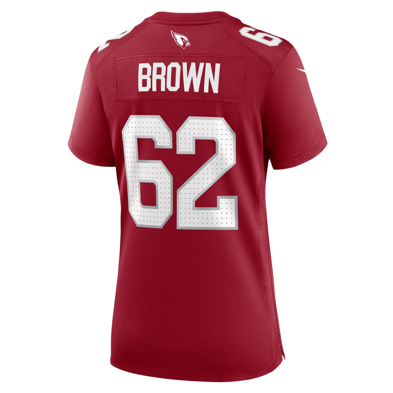 Evan Brown Arizona Cardinals Nike Women's Game Jersey - Cardinal