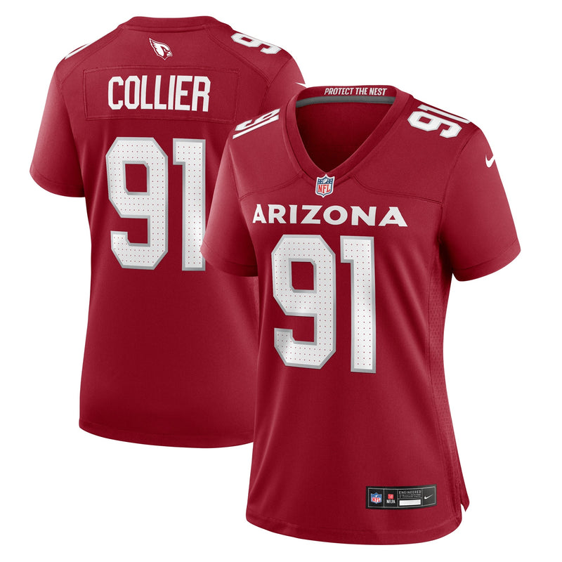 L.J. Collier Arizona Cardinals Nike Women's Game Jersey - Cardinal