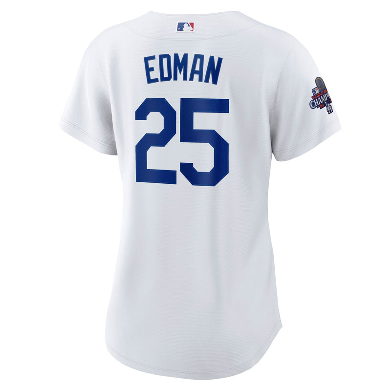 Tommy Edman Los Angeles Dodgers Nike Women's 2024 World Series Champions Home Player Jersey - White