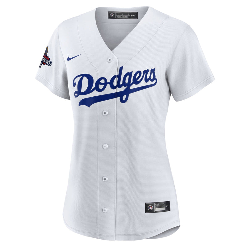 Los Angeles Dodgers Nike Women's 2024 World Series Champions Home Custom Jersey - White