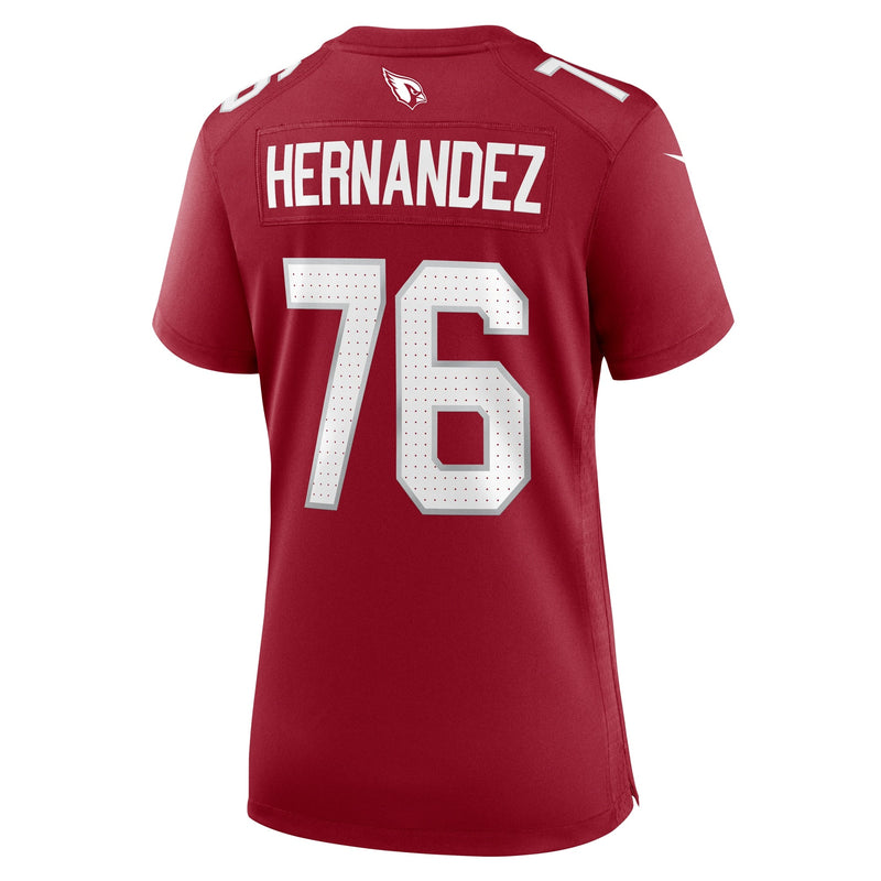 Will Hernandez Arizona Cardinals Nike Women's Game Jersey - Cardinal