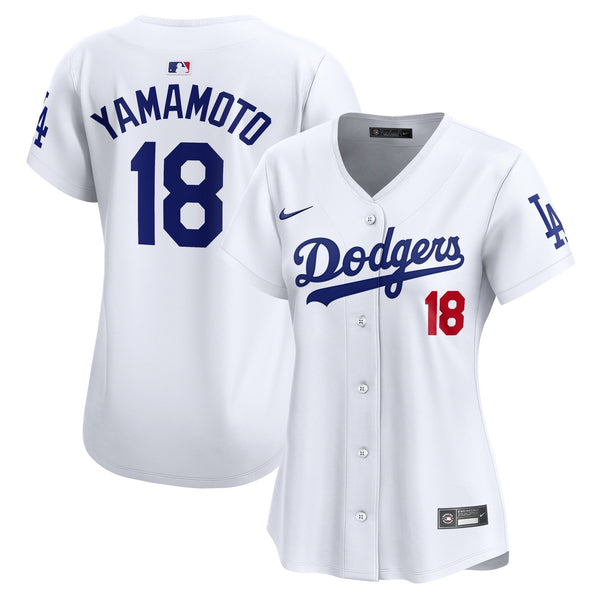 Yoshinobu Yamamoto Los Angeles Dodgers Nike Women's Home Limited Player Jersey - White