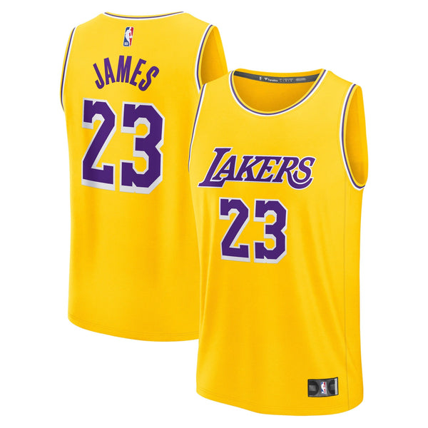 LeBron James Los Angeles Lakers Fanatics Youth Fast Break Player Jersey - Icon Edition - Gold