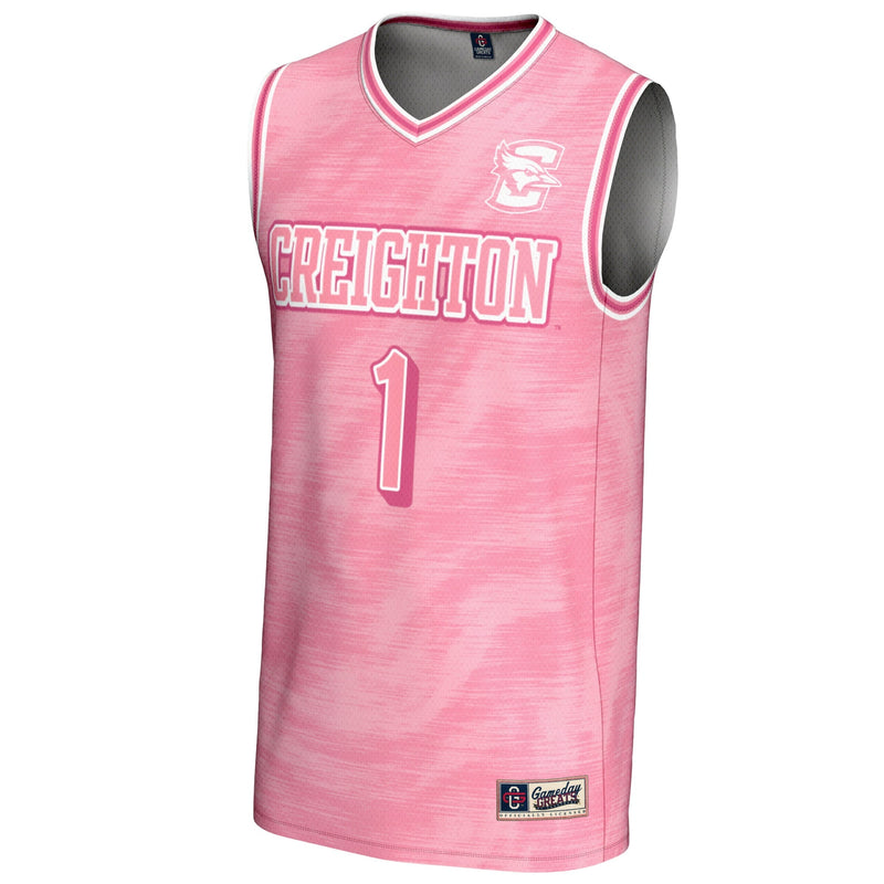 #1 Creighton Bluejays GameDay Greats Youth Lightweight Basketball Jersey - Pink