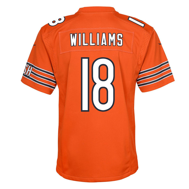 Caleb Williams Chicago Bears Nike Youth Alternate Game Jersey - Orange