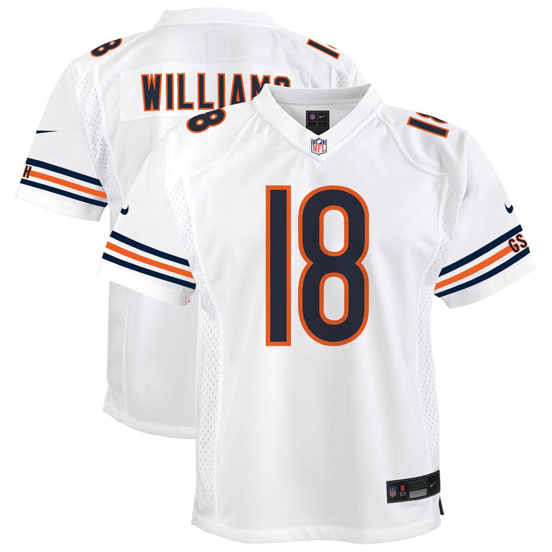 Caleb Williams Chicago Bears Nike Youth White Game Jersey - White