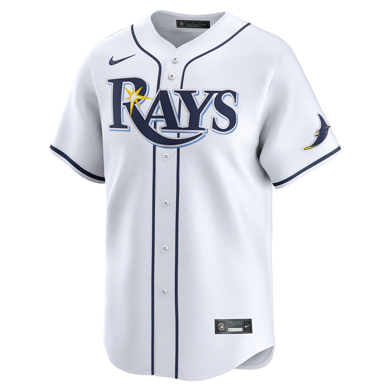 Junior Caminero Tampa Bay Rays Nike Youth Home Limited Player Jersey - White