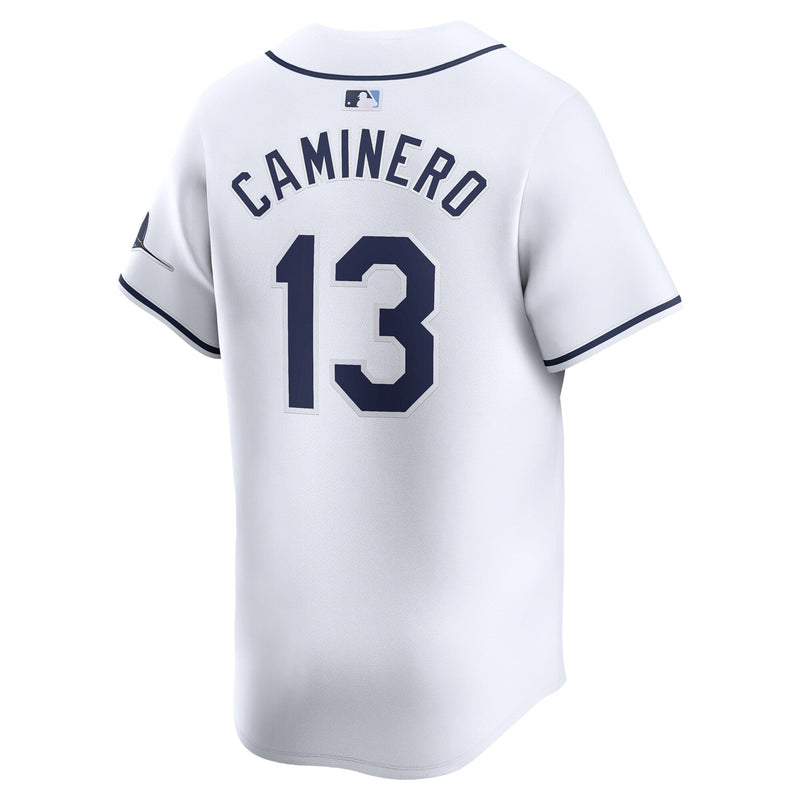 Junior Caminero Tampa Bay Rays Nike Youth Home Limited Player Jersey - White