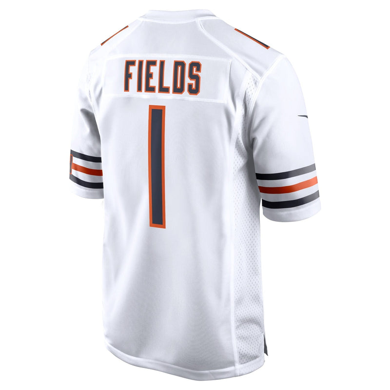 Nike Justin Fields Chicago Bears Youth White Game Jersey