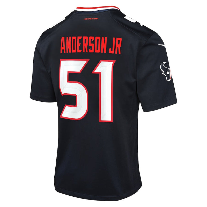 Will Anderson Jr. Houston Texans Nike Youth Game Jersey - Navy